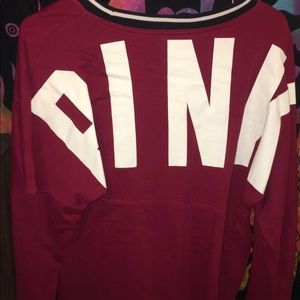PINK jersey style sweatshirt